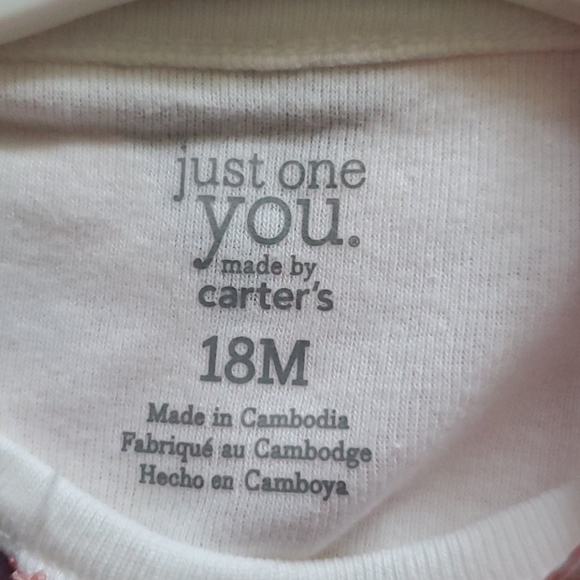 Carter's bunny overall set - Picture 3 of 5